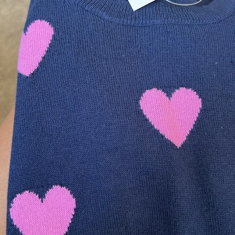 Crewcuts Girls' allover-heart sweater